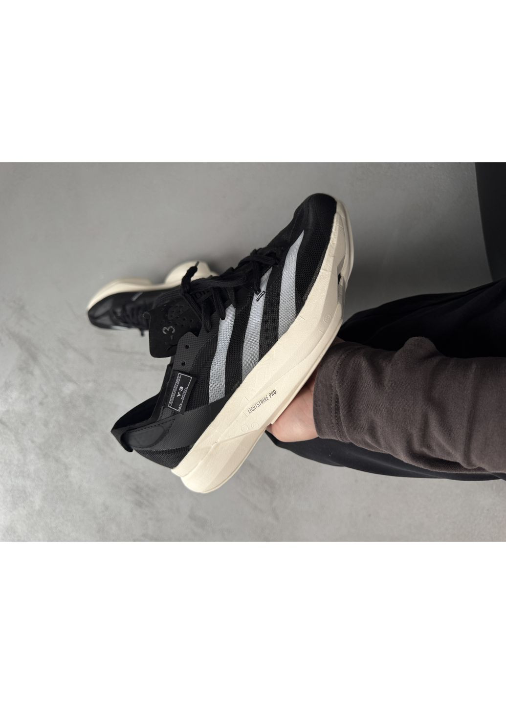 КРОСІВКИ ЖІНОЧІ ADIDAS ADIZERO ADIOS PRO 3.0 BLACK АДІДАС АДІЗЕРО No Brand чорні демісезони (368854874)