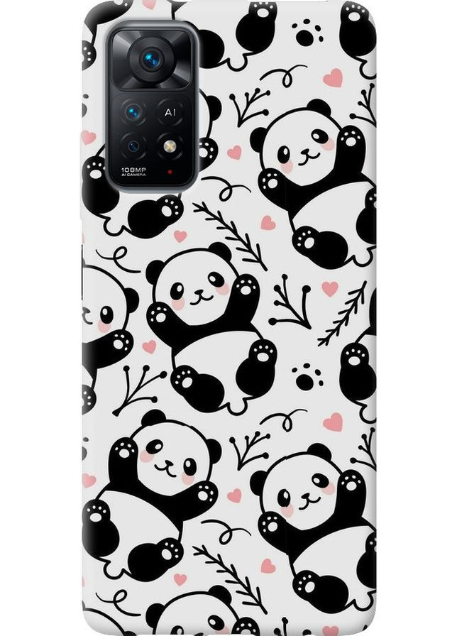 Силіконовий чохол 'Панди' для Endorphone Xiaomi Redmi Note 11S 4G (322638493)