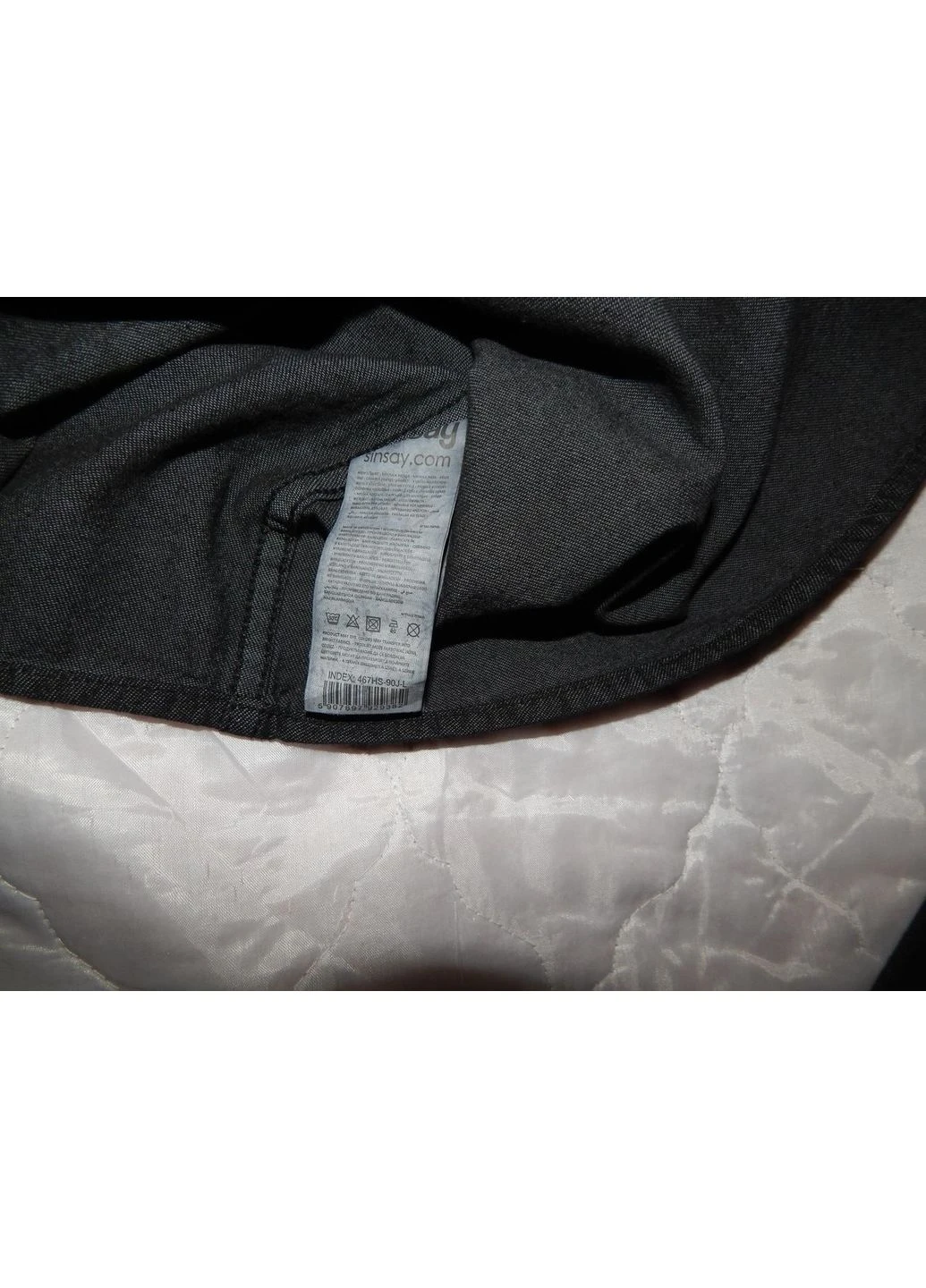 Чоловіча джинсова сорочка з довгим рукавом regular fit р. 50-52 046DRM No Brand (402382399)