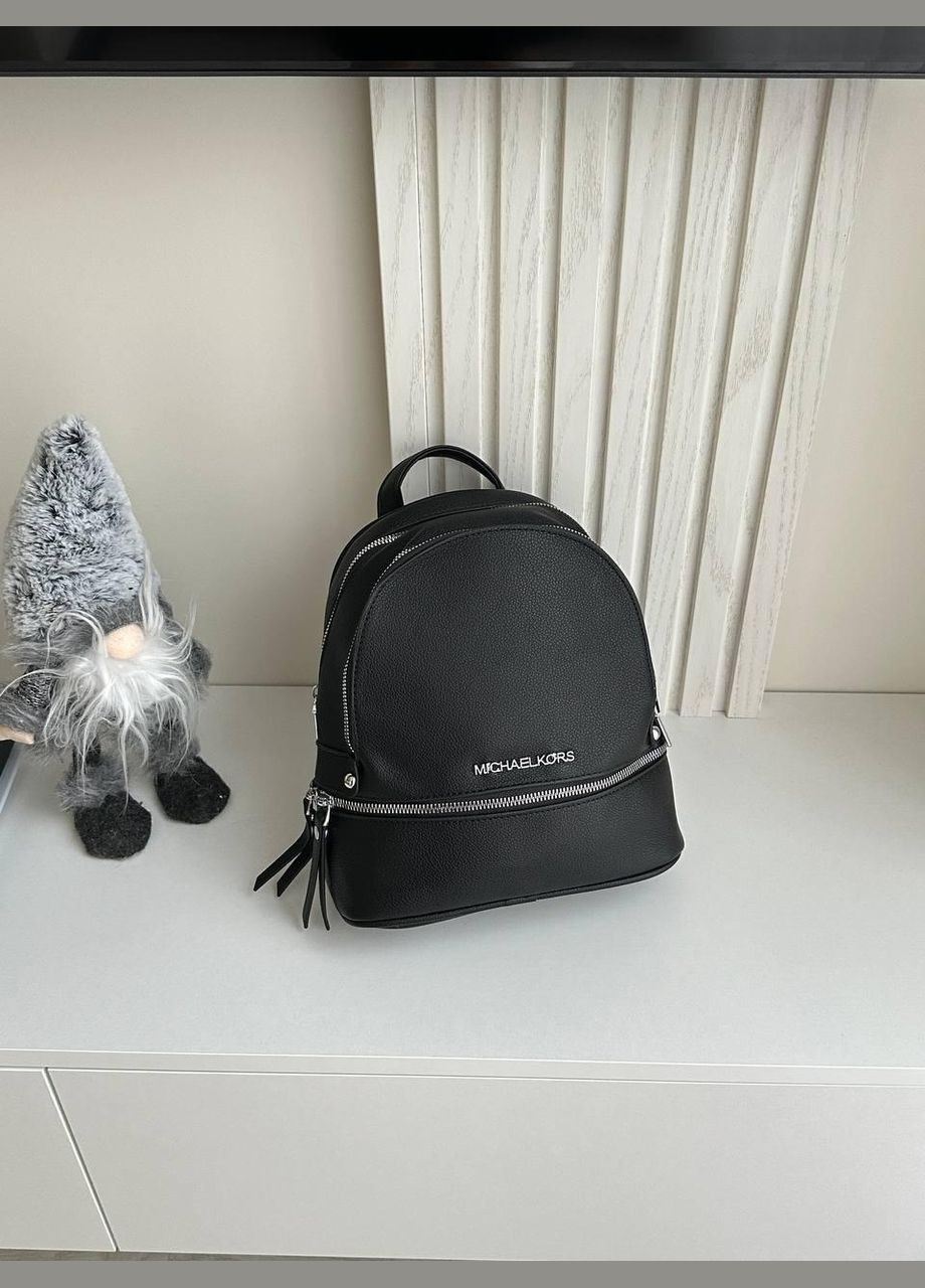 Маленький жіночий рюкзак чорний PTR No Brand (317763145)