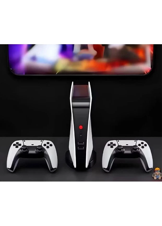 Игровая приставка M5 4K с 15000 играми, 128 ГБ памяти и двумя беспроводными контроллерами No Brand (391477598)