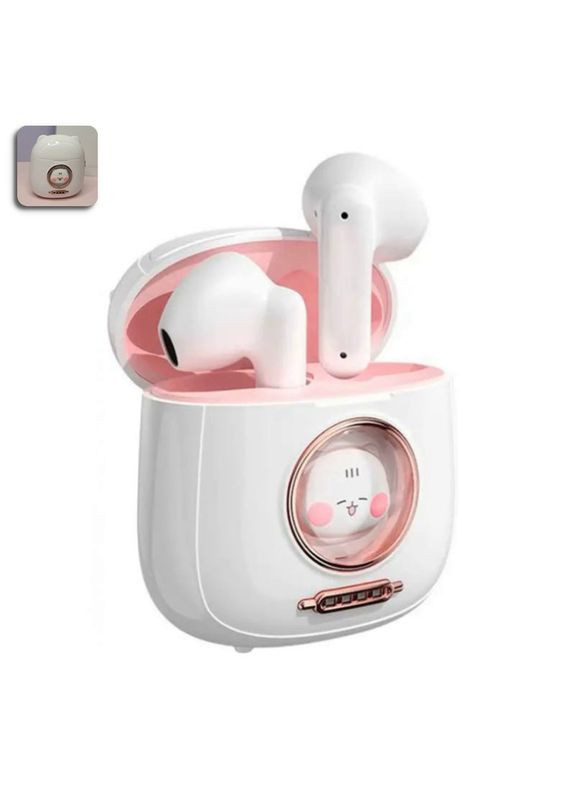 Беспроводные Bluetooth наушники G6 в кейсе стерео гарнитура с сенсорным управлением Белые XO (360531860)