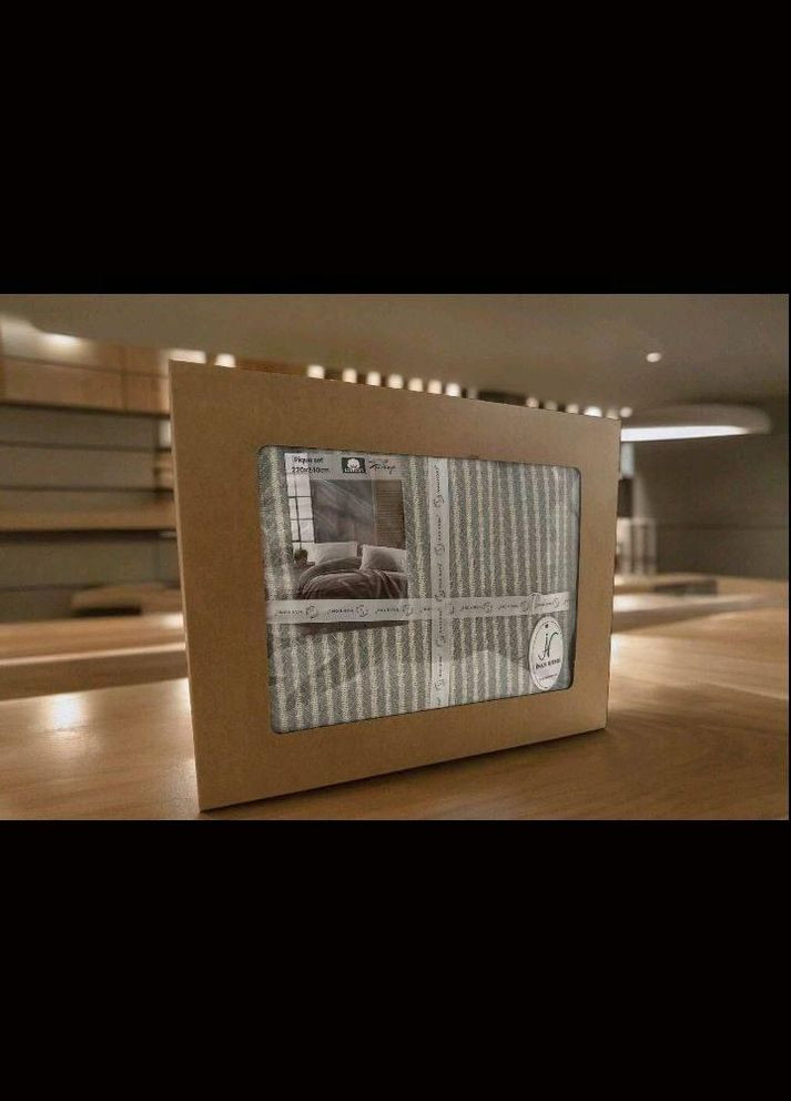 Турецьке покривало з бавовни Світло-сірий 220х240 (П4К-A-turkish-002-03) No Brand (306633816)