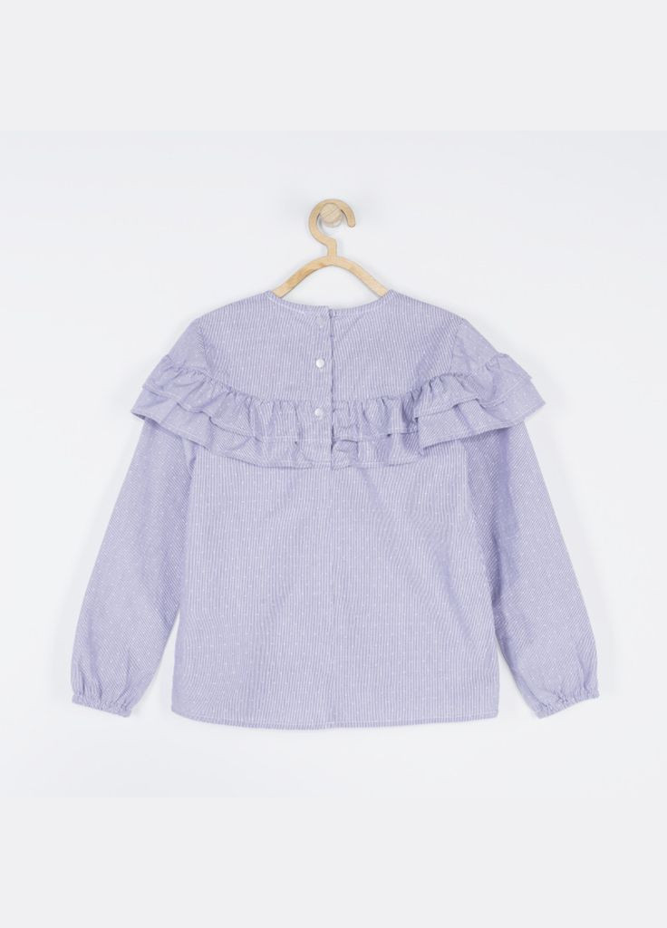 Светло-синяя блузка Coccodrillo демисезонная