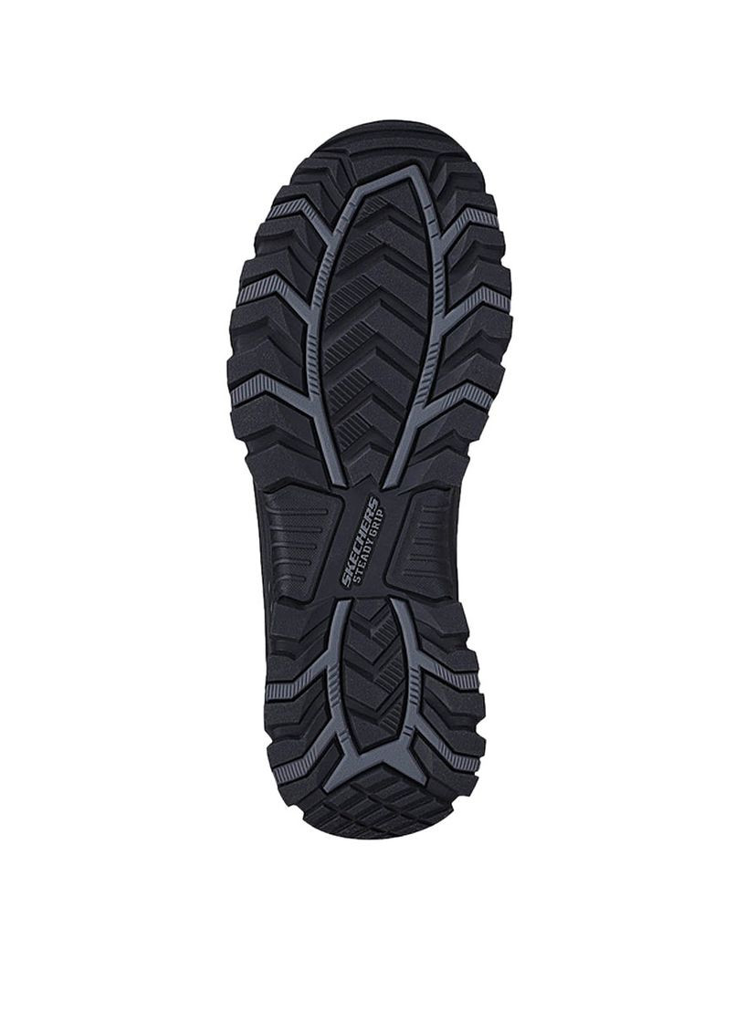 Черные осенние мужские ботинки 204911 blk черный штуч. кожа Skechers