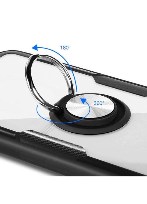 Чехол Ring Magnetic Stand для телефона Apple iPhone X / iPhone Xs Black Primolux (262296721)