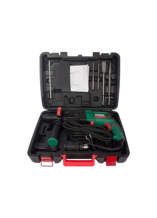 Перфоратор ЗП1100 DFR SDS-Plus+ШЗП 1100Вт 2.8Дж 3.4кг кейс Зеніт Профі (315502512)
