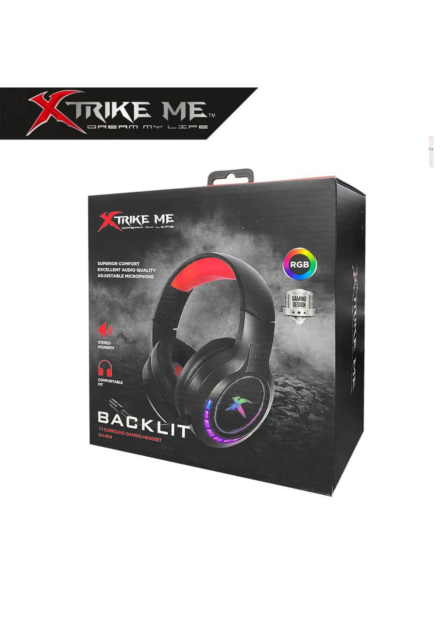 Наушники GH-904 Gaming RGB Backlight 7.1 и USB игровая гарнитура XTRIKE ME (322222866)