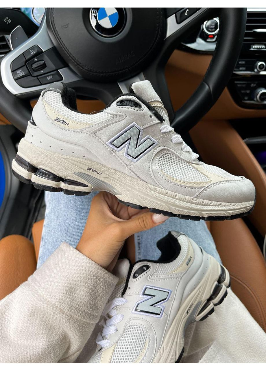 КРОССОВКИ ЖЕНСКИЕ NEW BALANCE 2002R BEIGE V2 НЬЮ БЕЛАНС 2002R No Brand бежевые демисезоны (367167611)