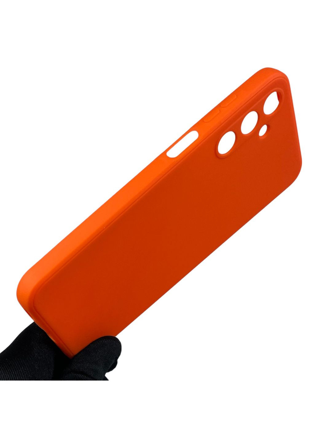 Чехол для Galaxy A25 5G (SM-A256B) с квадратными гранями с защитой камеры на самсунг а25 оранжевый Samsung (366022171)