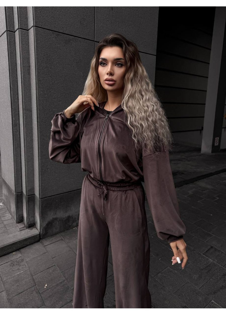 Стильный женский костюм из велюра Vakko (361246723)