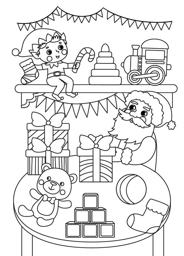 Зимние раскраски с наклейками. Рождественская ярмарка УЛА (370065942)