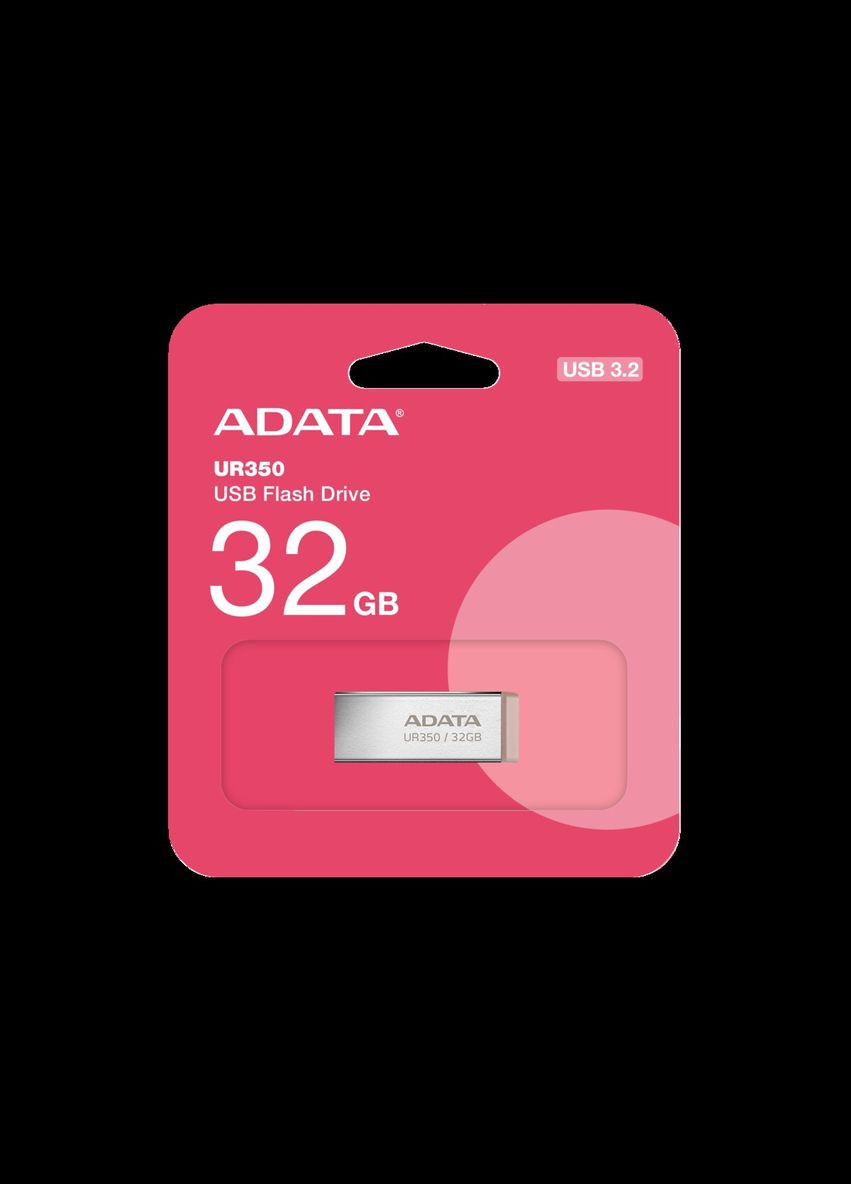 Flash USB 3.2 UR 350 32Gb Silver/Beige ADATA (302547190)