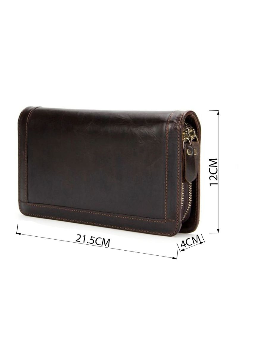 Клатч мужской с ремнем 14679 Коричневый Vintage (331910657)