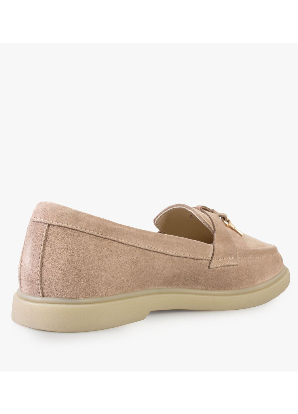 ModaMilano Туфлі лофери жіночі бренду 8200685_(2) бежевий з натуральна замша, україна — демісезон (324259410)