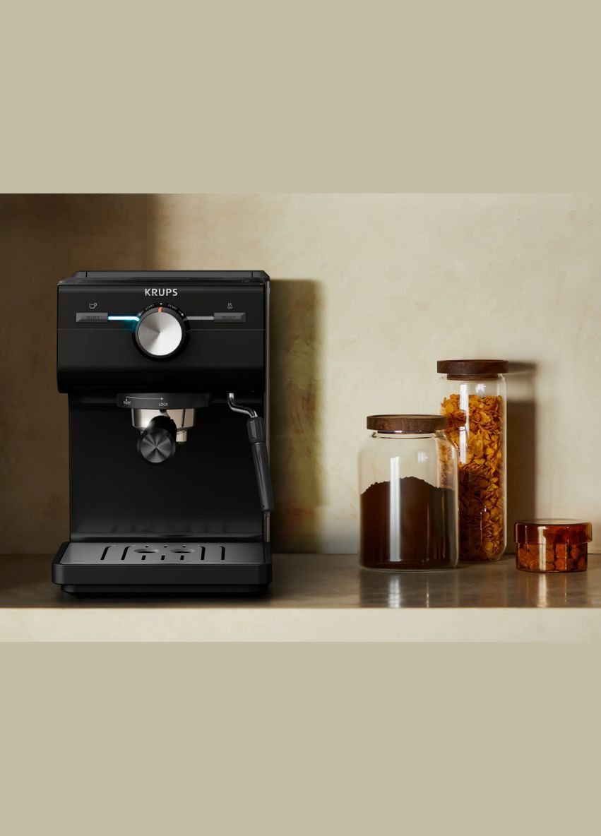 Кофеварка эспрессо XP381810 OPIO BLK (7076115) Krups (316466587)