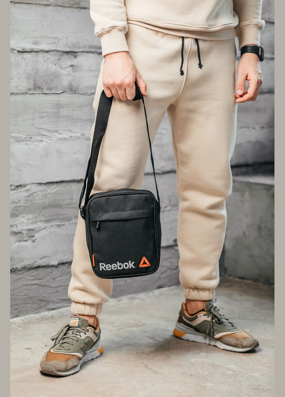 Барстека, Мужская сумка через плечо, Текстильная барсетка на три отделения, Брендовая сумка Reebok (333705198)