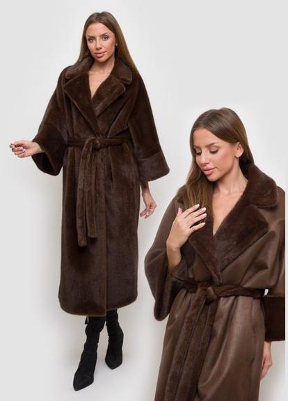 Дубленка 64-1015-1-120 Коричневый #2692 SAM Samange (308389989)