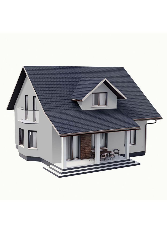 Фарба Фасадна Силіконфасад 2000-N Димчастий 1 л SkyLine (353690837)