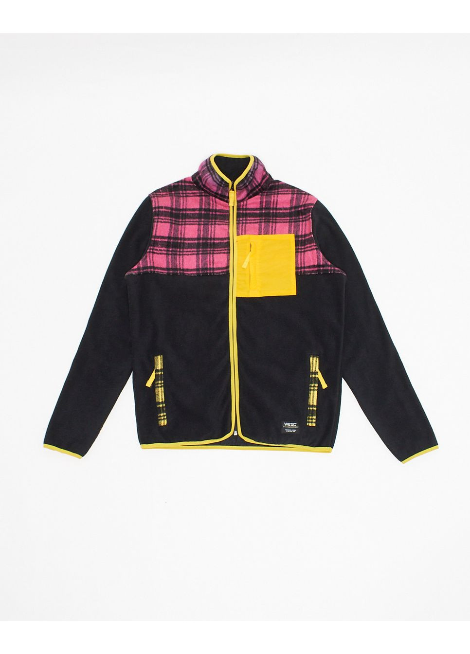 Толстовка фліс,чорний-жовтий, Wesc (360613767)