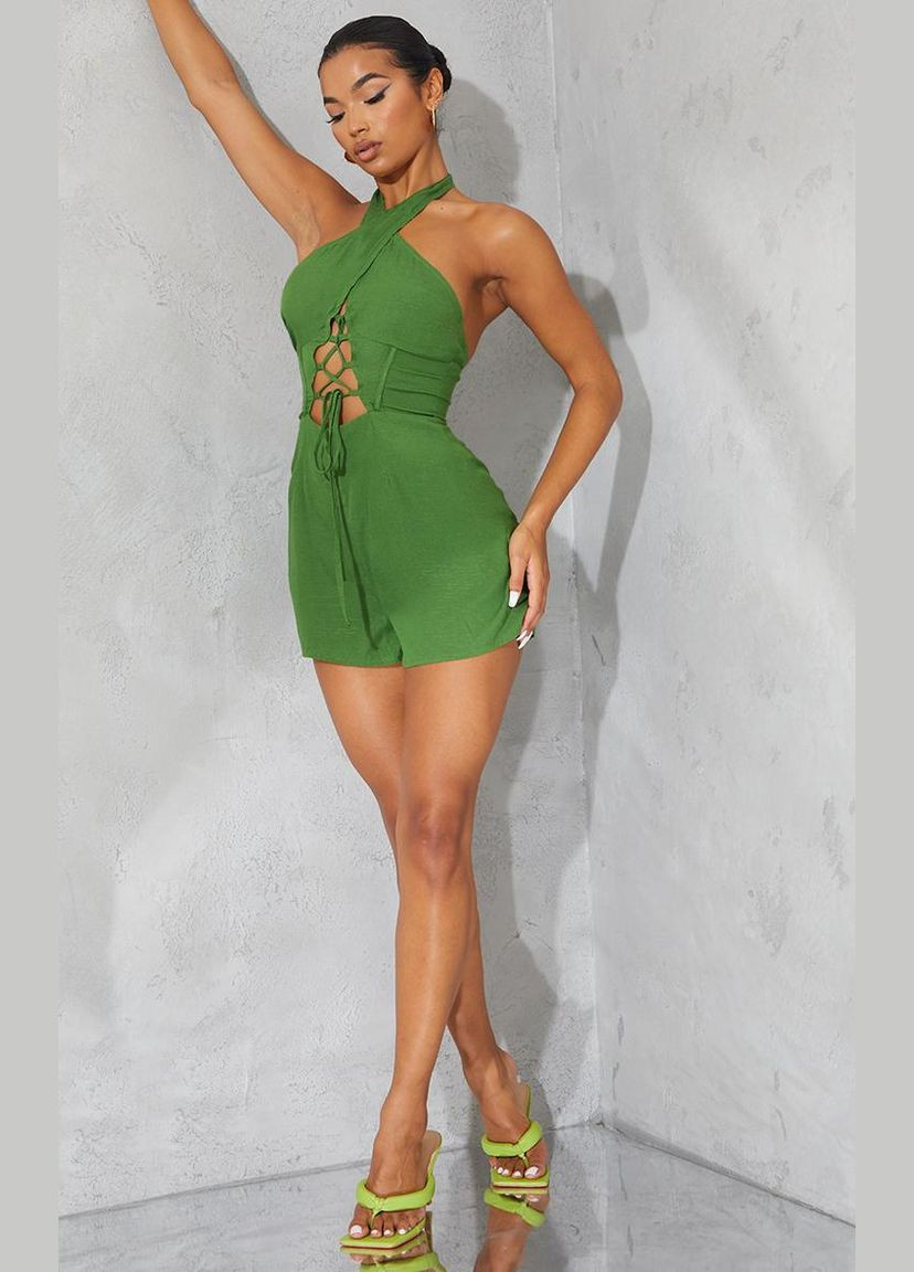 Комбінезон Boohoo зелений