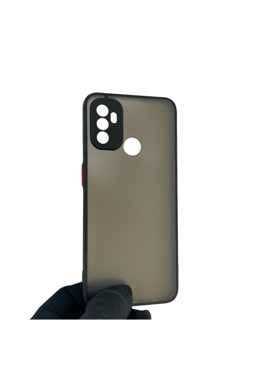 Чохол для телефона A53 (4G) з високими бортами із захистом камери на оппо а53 4г чорний Oppo (366233337)