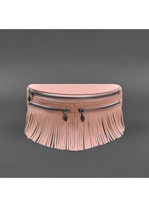 Шкіряна жіноча сумка на пояс Spirit рожева BlankNote поясна сумка (348359144)
