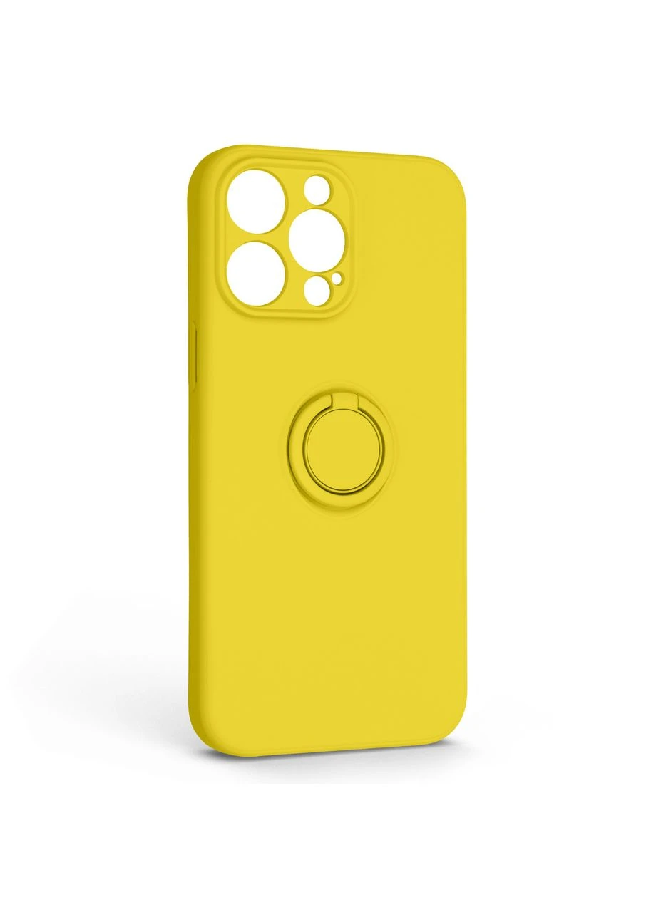 Чохол Icon Ring для Apple iPhone 14 Pro Max Yellow (ARM68722) ArmorStandart (327889405)