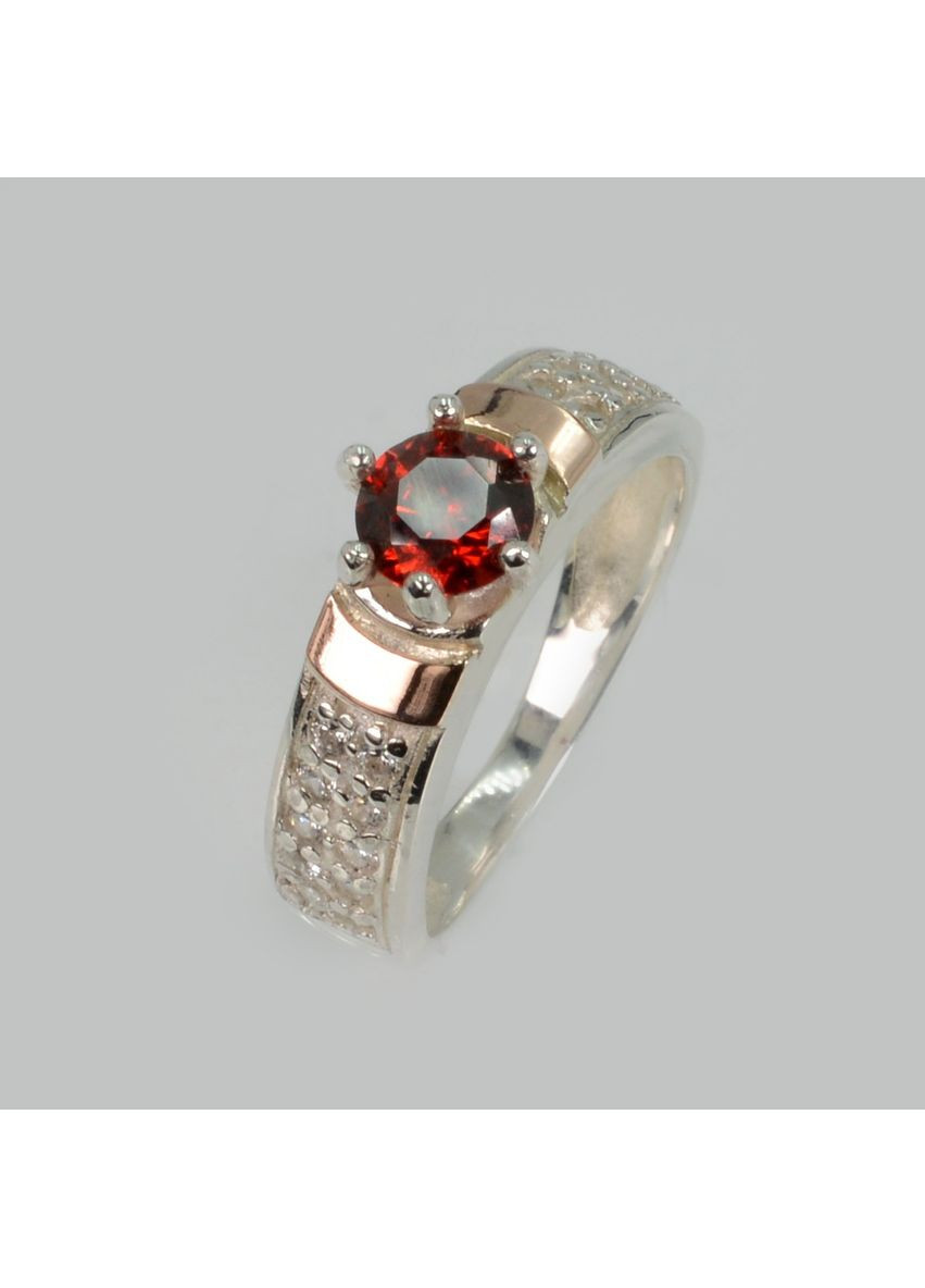 Серебряная кольца с золотыми напайками Silver Style (367268272)