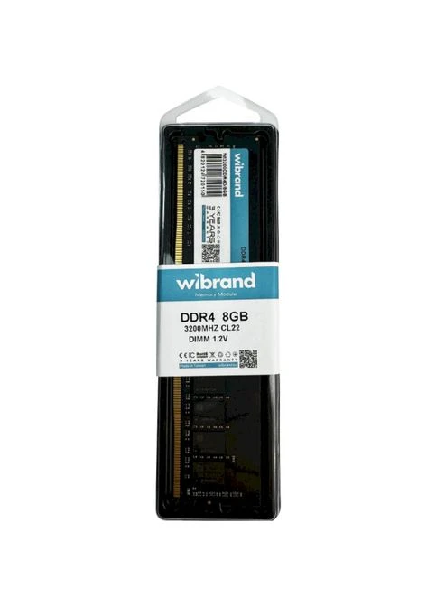 Оперативна пам’ять DDR4 CL22 8GB 3200 MHz CL22 DIMM (WI3200DDR4D/8GB) Wibrand (339082005)