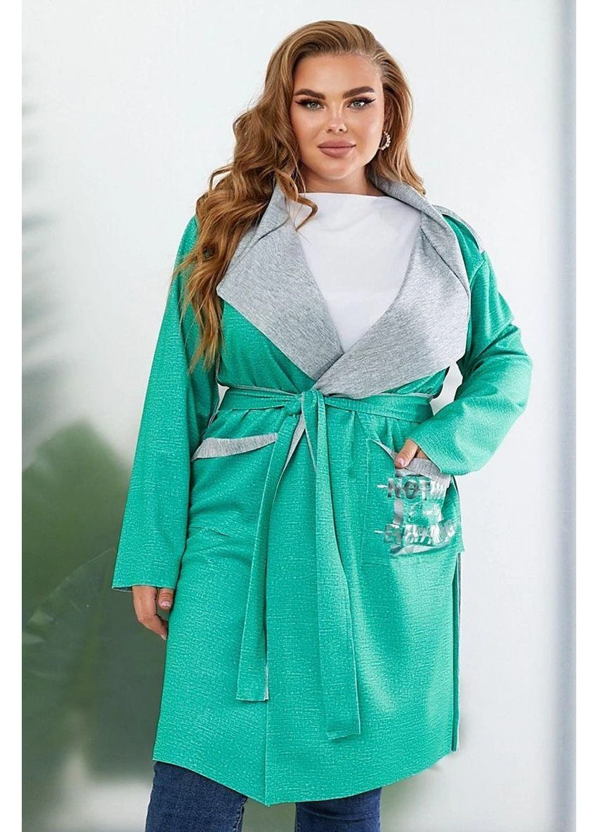 Зеленый кардиган No Brand