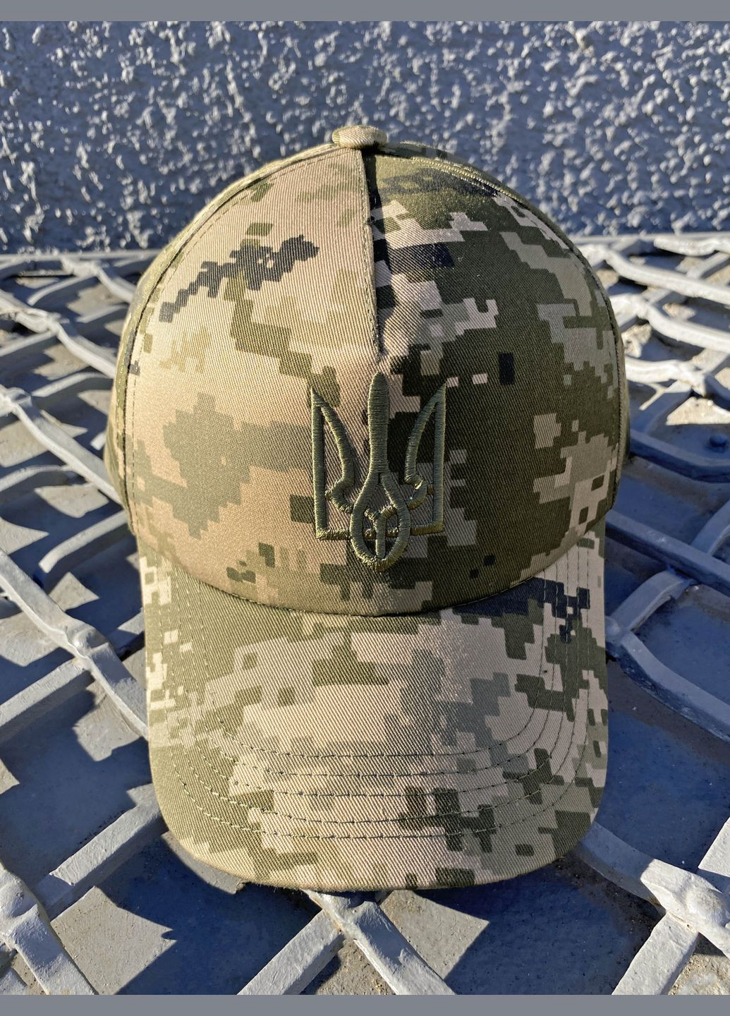 Тактическая Кепка пиксель ВСУ, Бейсболка пиксель с трезубцем, Летняя армейская кепка регулируемая Get’Man (299485791)