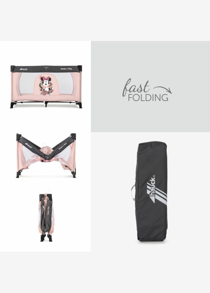 Детская кроватка-манеж Dream N Play Minnie Sweetheart () Hauck 60136-5 (335030347)