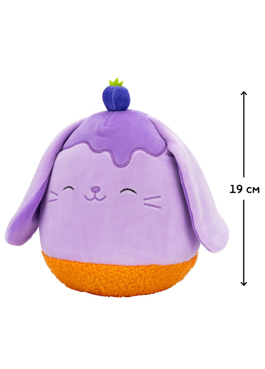 Мягкая игрушка Черничный Кролик, 19 см () Squishmallows SQER01208 (332943344)