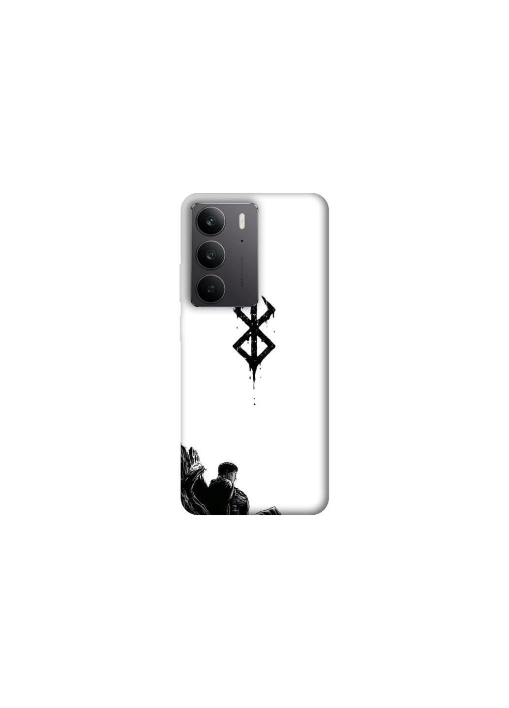 Чохол на Realme C75 berserk white Frontalka (384658337)
