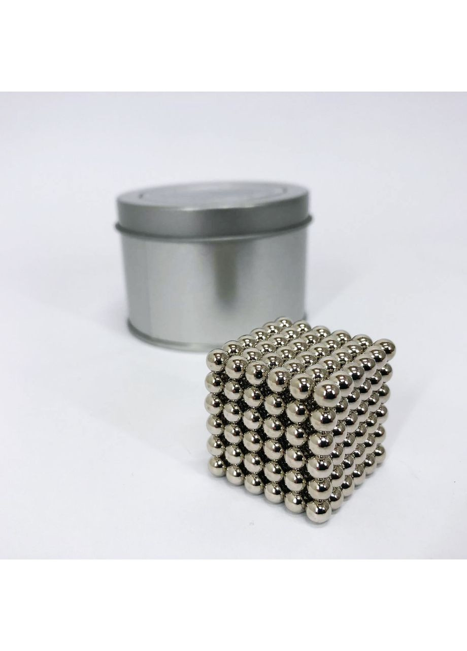 Магнитный конструктор-головоломка Нео Серебристый, Магнитный IG-778 куб 5мм Neocube (351486178)