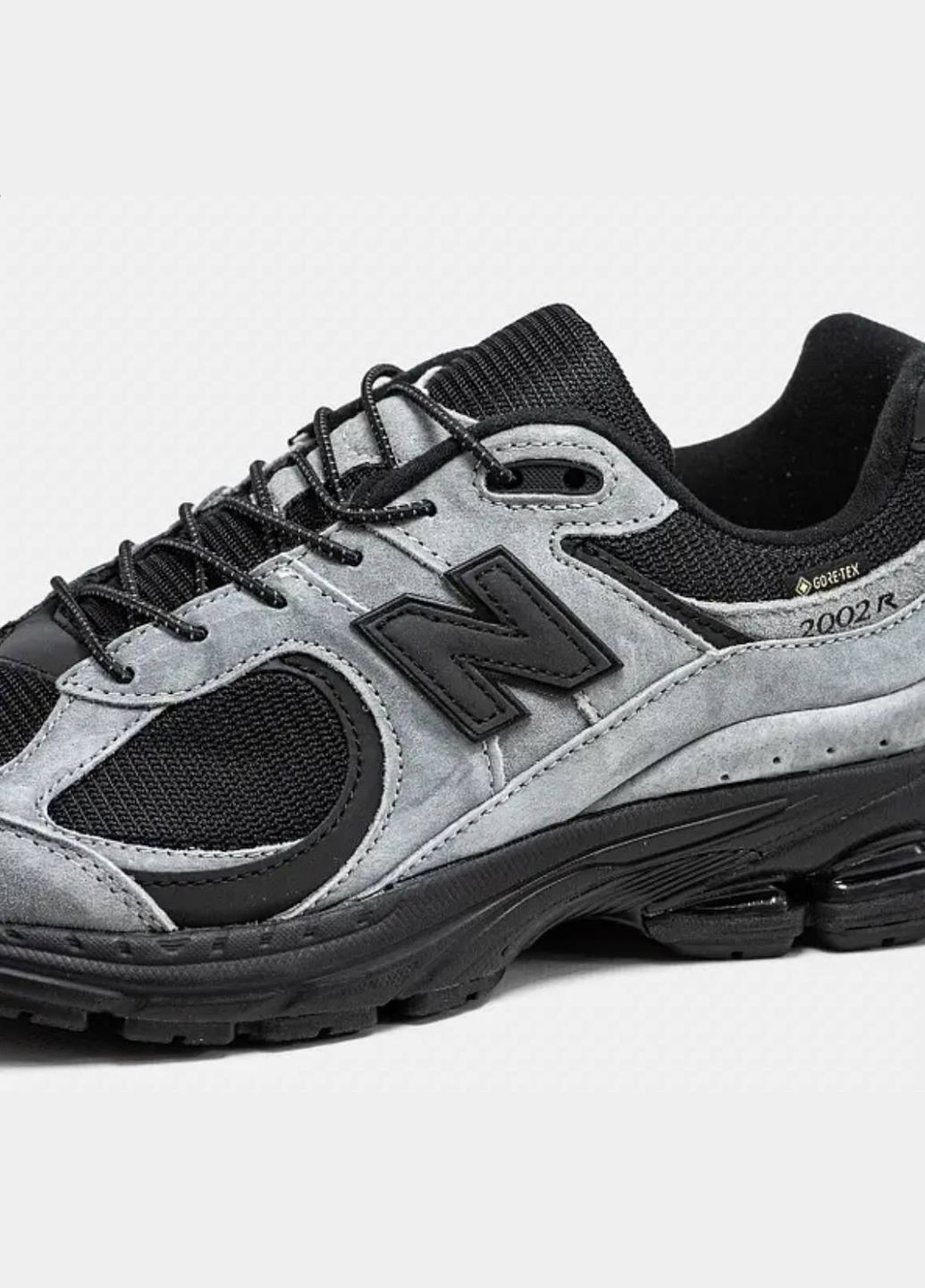 Темно-сірі всесезонні кросівки new balance No Brand 2002R Gore-Tex Grey Black