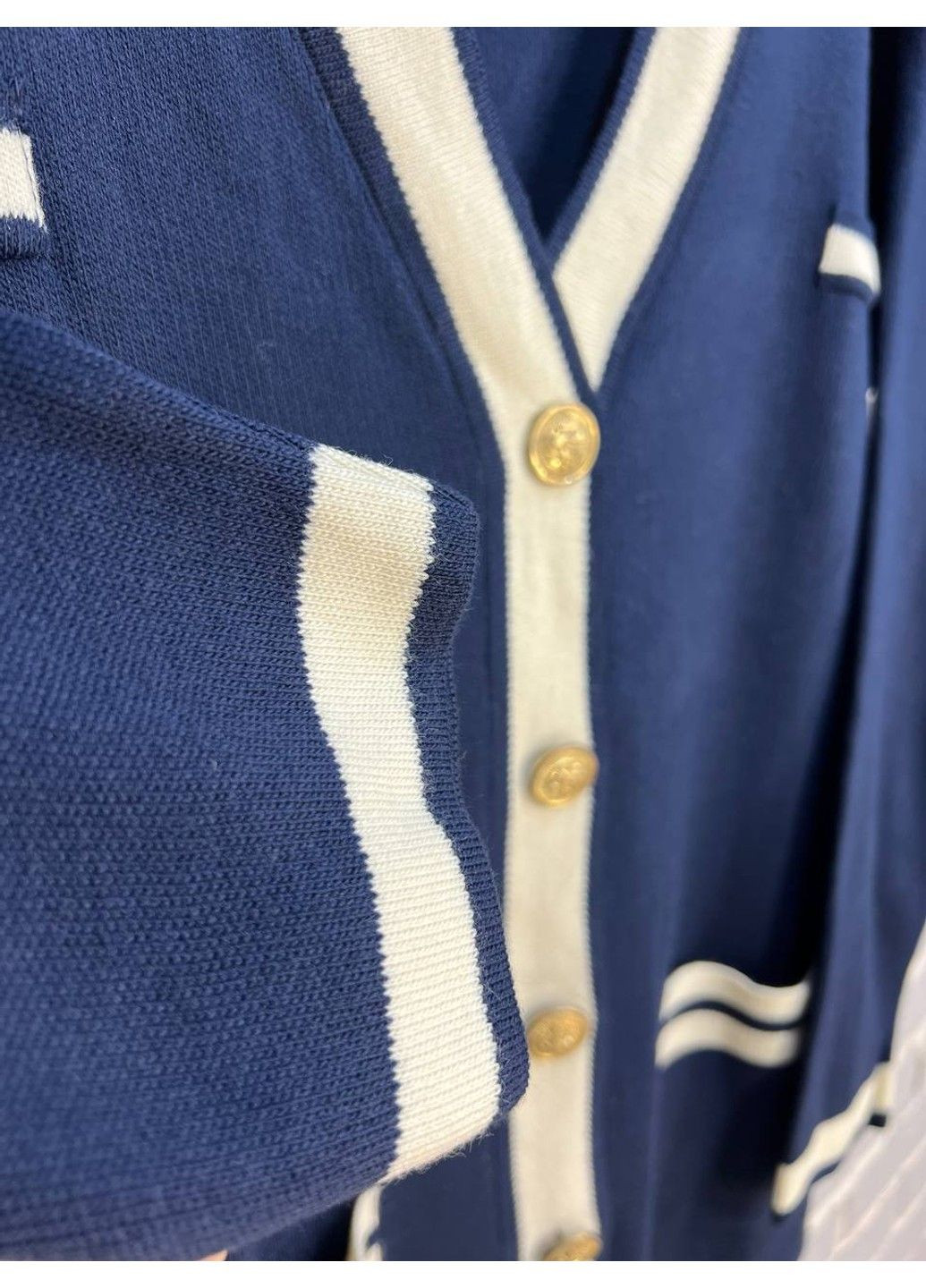 Темно-синий демисезонный кардиган Enjoy