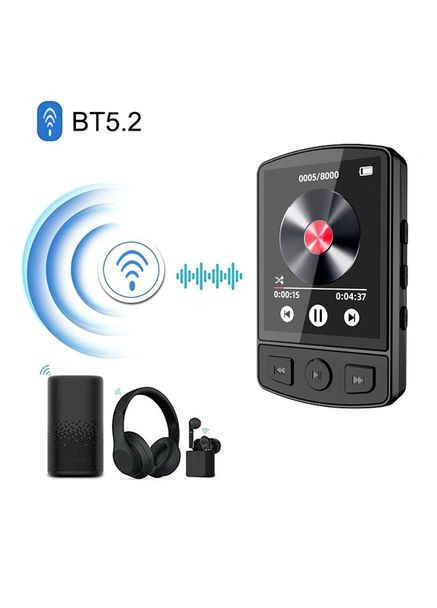 MP3-плеєр з Bluetooth 5.2. HI FI плеєр з кліпсою та динаміком. No Brand (292866344)
