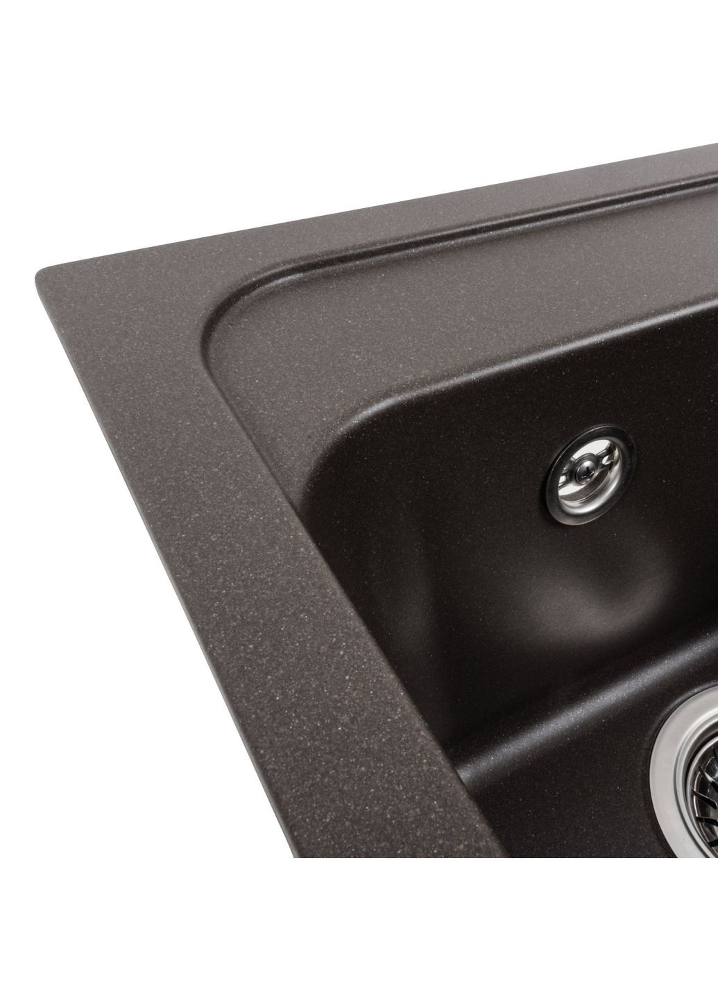 Гранитная мойка для кухни KORRADO 4050 матовая Темная скала Valeso (358058985)