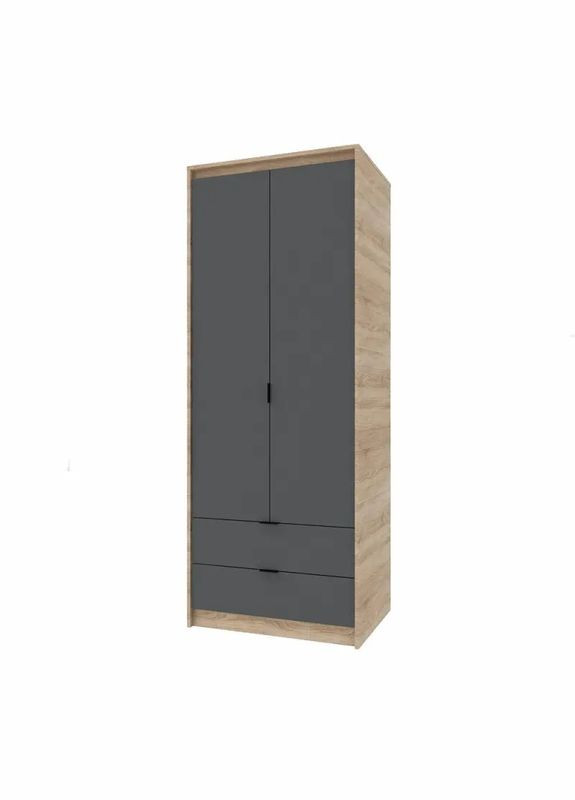 Шафа для одягу з висувними шухлядами Сіті-800 80,2х50х204,6 см (EVR-071142) Еверест (330982364)