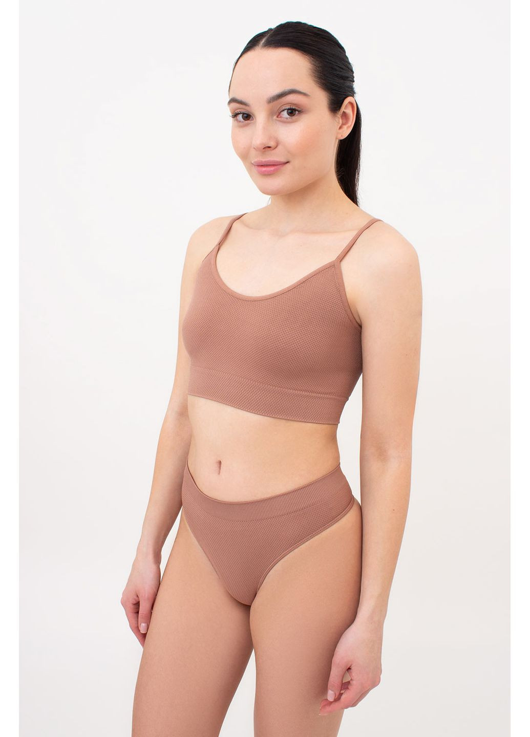 Безшовний топ на тонких бретелях Giulia TOP WITH STRAPS (351854128)