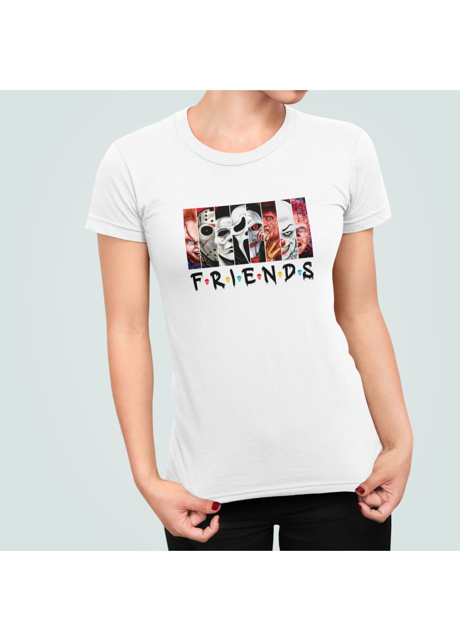 Женская футболка с принтом Friends Друзья Хэллоуин 2 Stedman - (365253807)