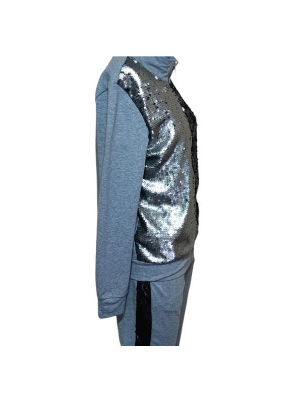 Жіночий костюм сірий No Brand (316141177)