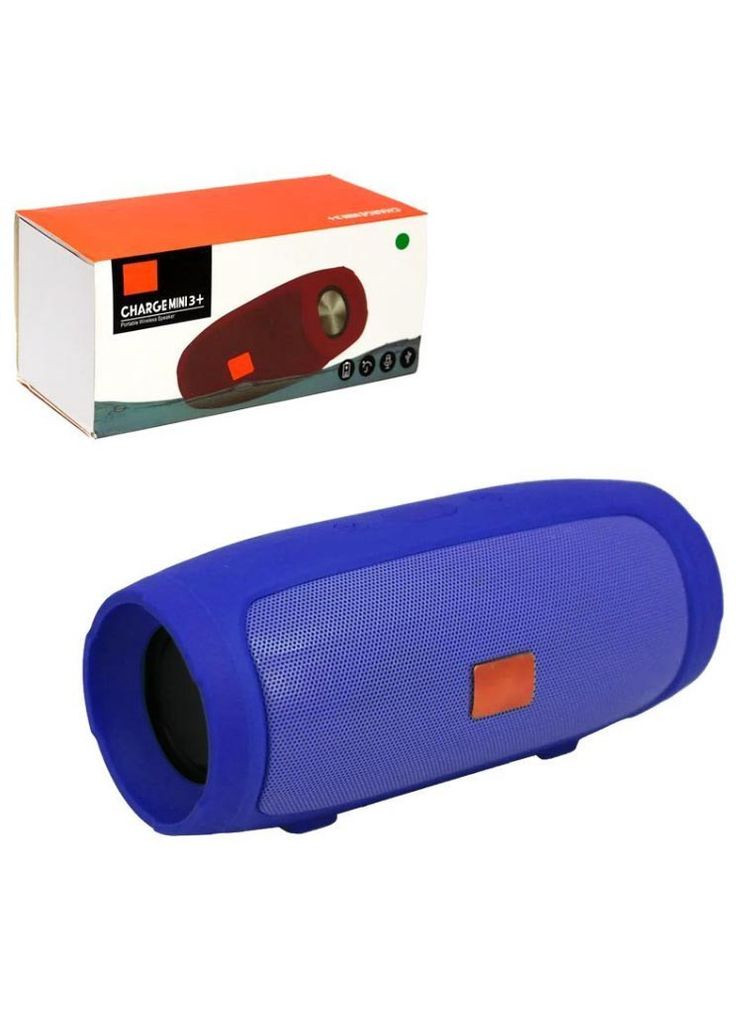 Портативна Bluetooth колонка Сharge mini 3+ акумуляторна переносна блютуз із вологозахистом бумбокс Синя No Brand (317185918)
