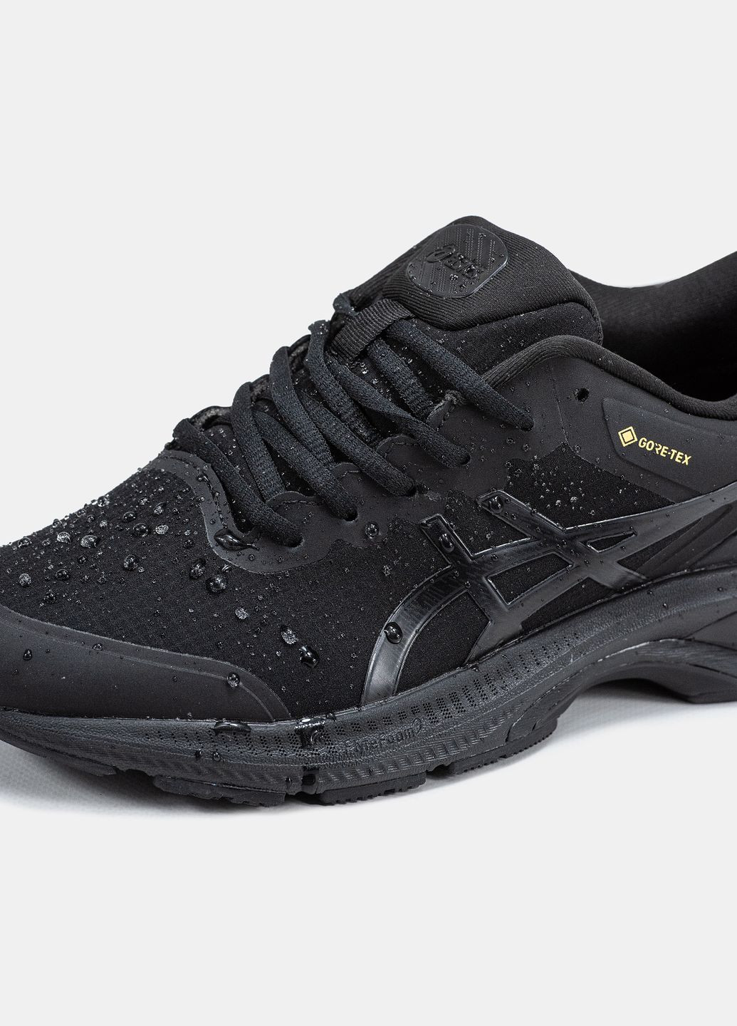 Чорні всесезон кросівки чоловічі asics gel-kayano 27 gore-tex black | асікс гель-каяно 27 чорні No Brand