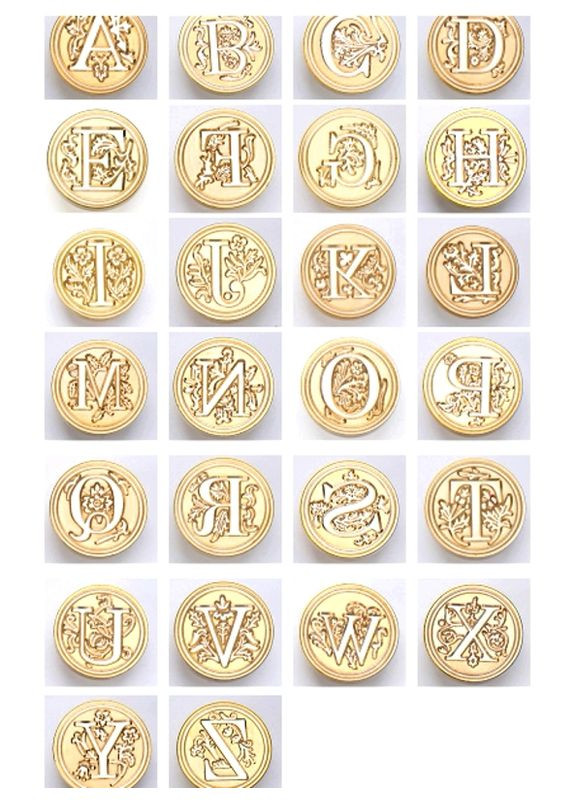 Друк для сургуча Англійська літера C латунна головка 25*15мм + дерев'яна ручка 90мм No Brand 7725 (295064773)