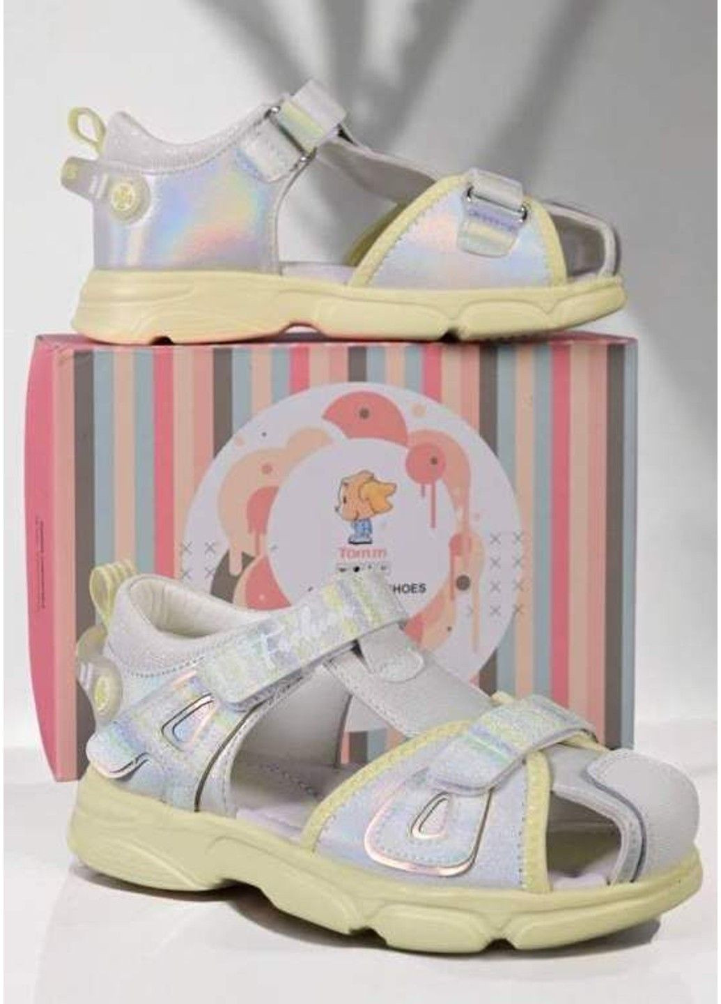 Босоніжки дитячі шкіряні білі Tom.M (337713289)