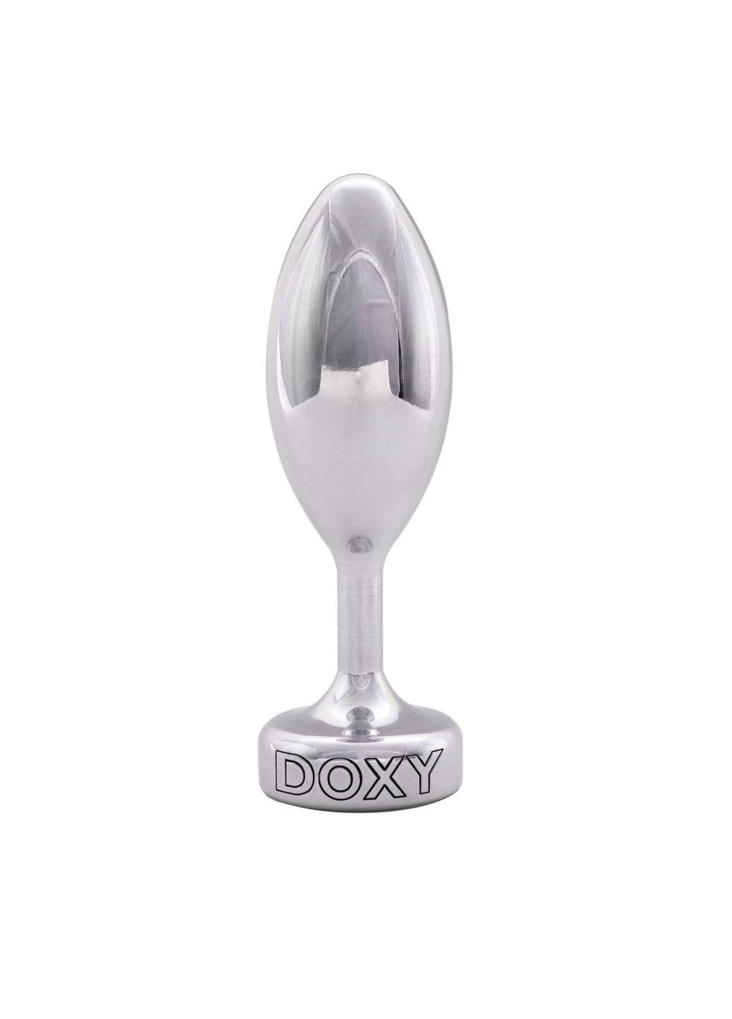 Металева анальна пробка, гладенька, діаметр 3,3 см - Butt Plug SMOOTH Doxy (385186617)
