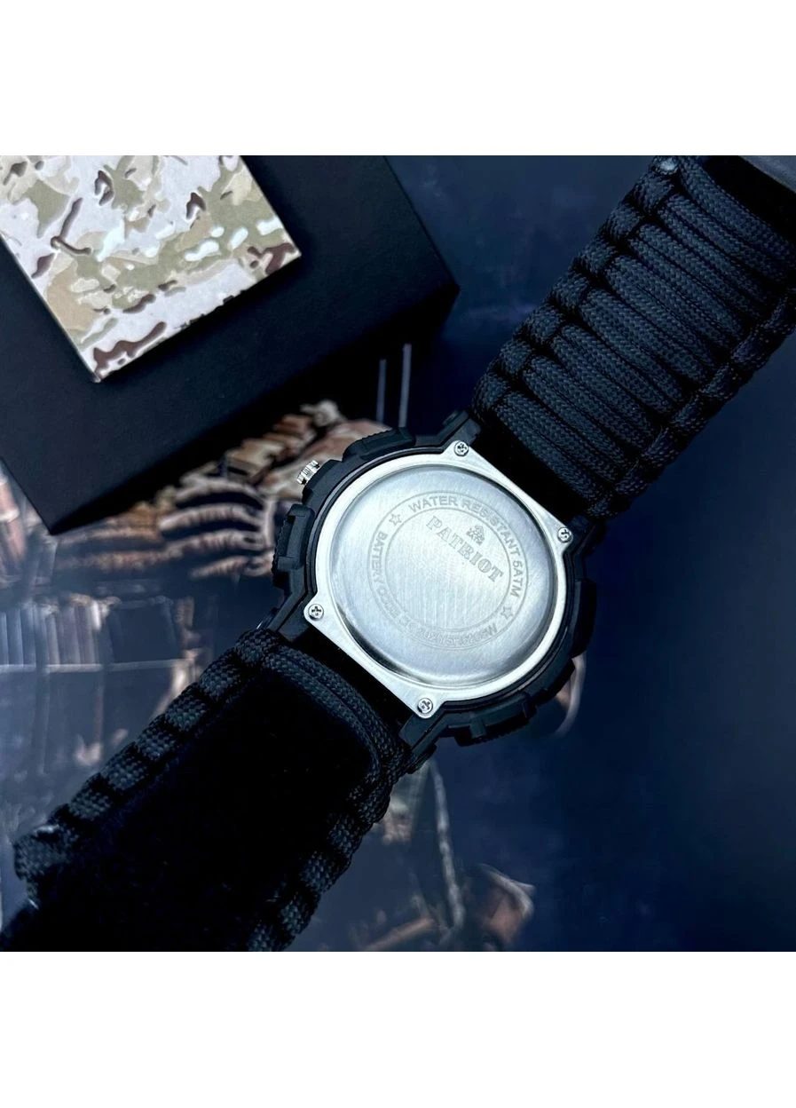 005BKSU ZSU Черный Паракордовый ремешок Black + Коробка. No Brand (387390290)